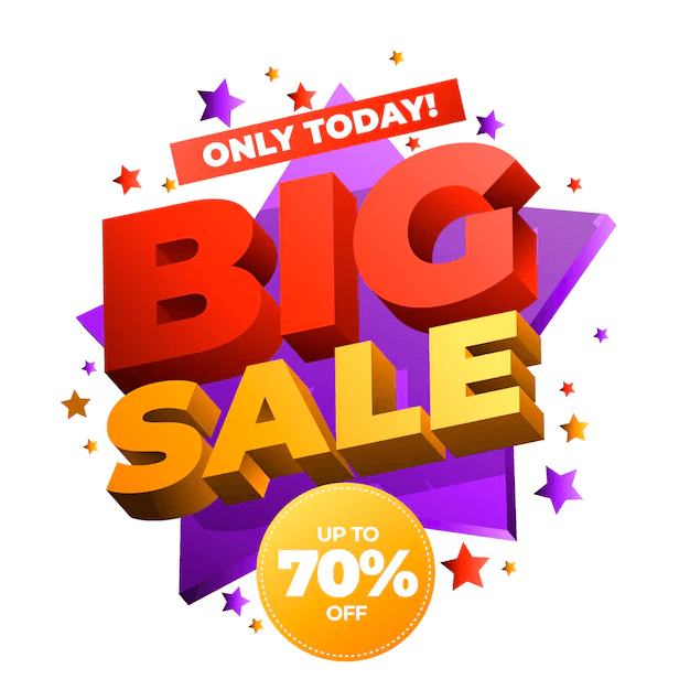 big sale image